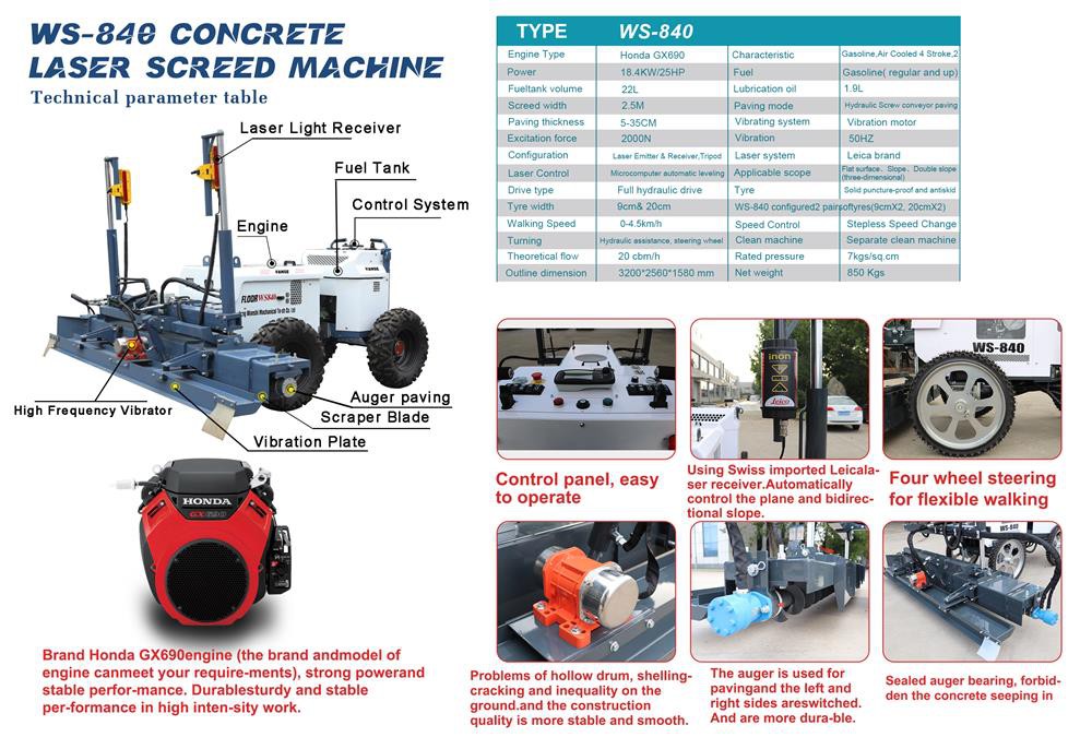 Technical parameter table Technical parameter table