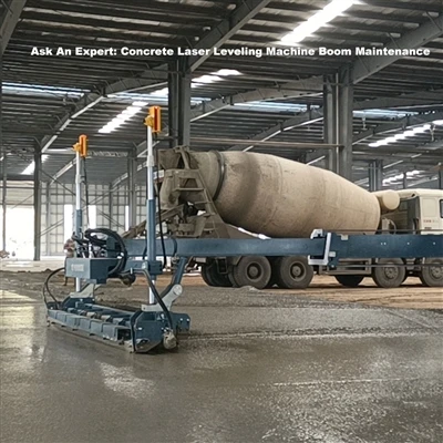 Spørg en ekspert: Vedligeholdelse af betonlaserudjævningsmaskine