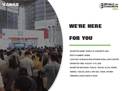 På WORLD OF CONCRETE ASIA-udstillingen i Shanghai