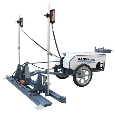 Konstruktionsplan for beton lasernivelleringsmaskine